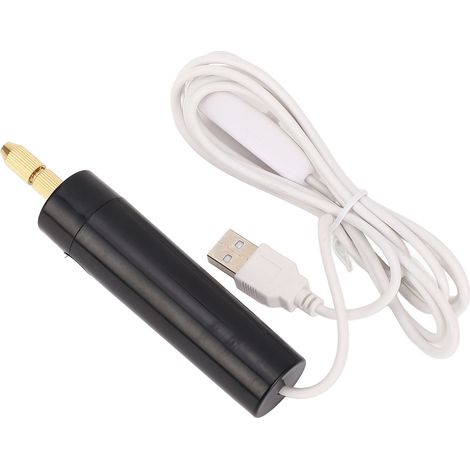 Mini perceuse à main électrique USB polyvalente 11000 tr/min sans charge en résine pour bricolage et loisirs créatifs (1/5)