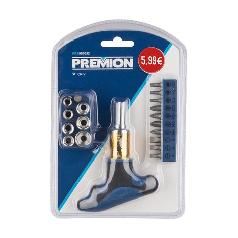 Destornillador carraca 19 puntas cr van pre900052 premion (1/2)
