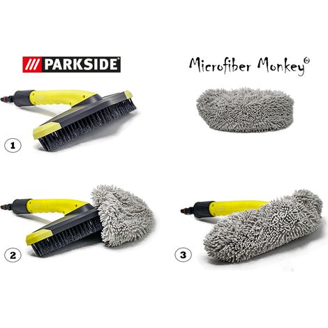 Couvercle de brosse en microfibre Parkside adapté à la brosse de lavage Parkside PWB 30 A1 pour le nettoyeur haute pression LIDL série PHD