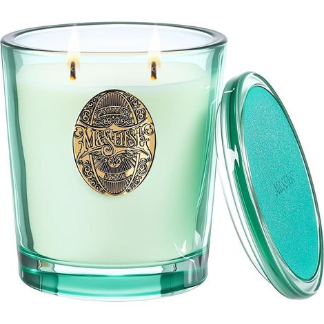 Duftkerze im Glas Frische Leinenwäsche 560g  2-Docht  110h Brenndauer  Sojawachs
