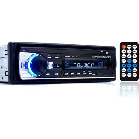 BEBUSINGOTO 1-DIN-Bluetooth-Autoradio – FM-Radioempfänger – USB-/USB-Stick-/AUX-Eingang/TF-Kartenwiedergabe
