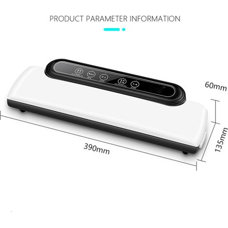 Machine de mise sous vide automatique détachable pour petits aliments humides et secs, blanche, prise UE 100-240 V (1/5)
