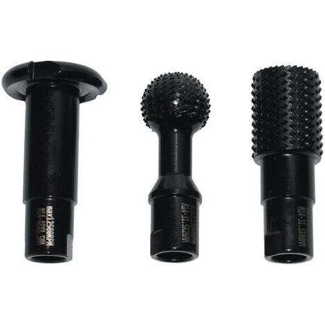 RHG Fraise à Bois, Disques Meuleuse Sculpture Bois, Set de 3 Burrs Rotatifs, Gouge et Ciseaux à Bois Outils de Coupe,Menuiserie Outillage (1/5)