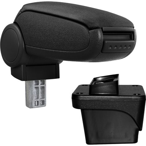 [pro.tec] Bracciolo centrale per Volkswagen Polo VI - Rivestimento in tessuto - con vano portaoggetti (1/5)