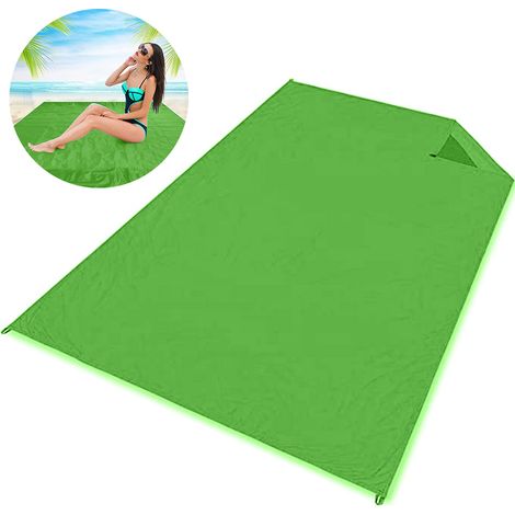Tapis de pique-nique d'extérieur - 110 x 150 cm, vert fruit (1/5)