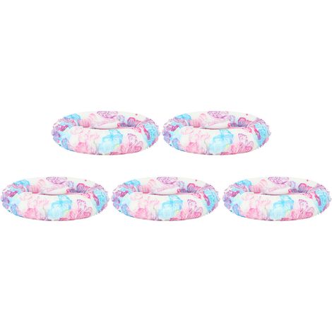 ergonomische Silikonringe mit blauem und rosa Schmetterlingsmuster für die Rehabilitation zu Hause und zur Stressbewältigung (1/5)