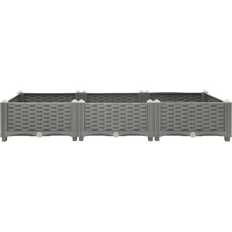 Maison Exclusive - Fioriera Rialzata 120x40x23 cm in Polipropilene (1/5)