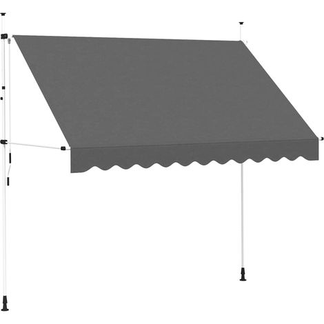 Maison Exclusive - Toldo retráctil de operación manual antracita (1/5)