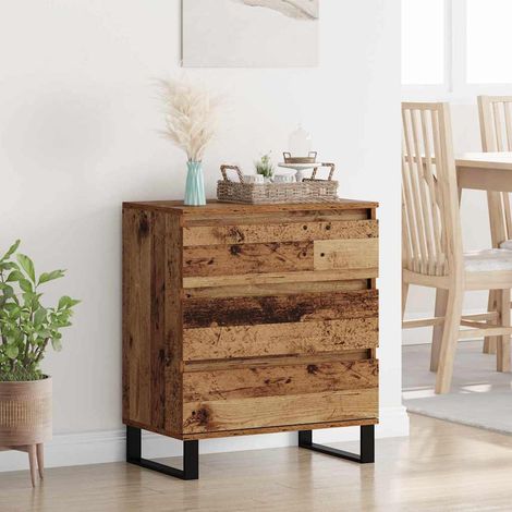 Buffet-Meuble de rangement Bois Ancien 60 x 35 x 70 cm Bois d'ingénierie 425257 (1/5)