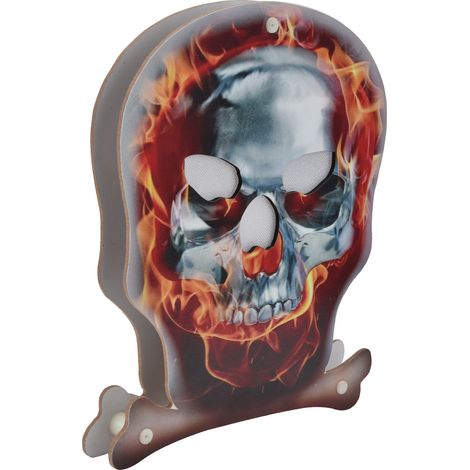 Lot de 2 Squelette Lumière LED Portable Crâne Horreur Déco Halloween Économie Énergie Ambiance Fête (1/5)