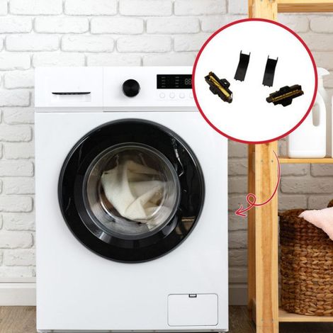 Charbon Moteur - Epaisseur 5 Mm Largeur 12 5 Mm Longueur 33 Mm Avec Support 50 Mm Connecteur 6 3 Mm Amp - Pour Machine A Laver - Par 2 (1/4)