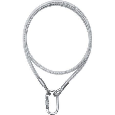 Cable conector de acero 8 mm diámetro con mosquetón SAFETOP
