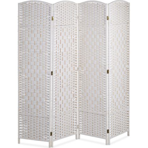 Pannello divisorio interno pieghevole 170 x 160 x 2 cm salva-spazio design contemporaneo in legno grigio 130010022