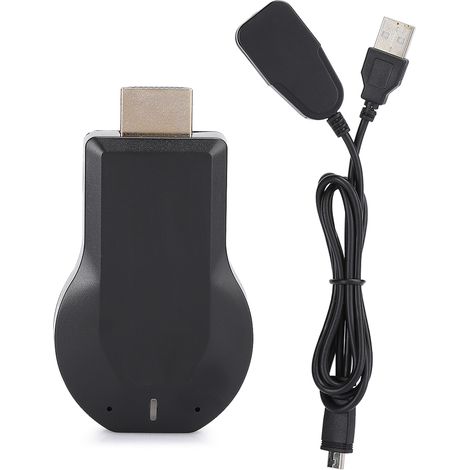 Clé TV M2 PLUS, adaptateur HDMI pour affichage vidéo et mise en miroir d'écran, compatible DLNA, AirPlay, récepteur WiFi