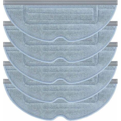 Lot de 5 Serpillères de Rechange pour Aspirateur Roborock T7 T7plus S7,Chiffons de Nettoyage pour Aspirateur Roborock S7-NANOTEH (1/5)