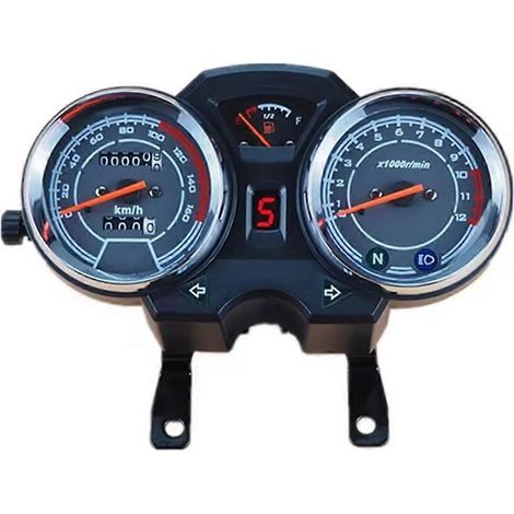 Compteur de vitesse, compte-tours, jauge à essence pour moto de type café racer --- (1/5)