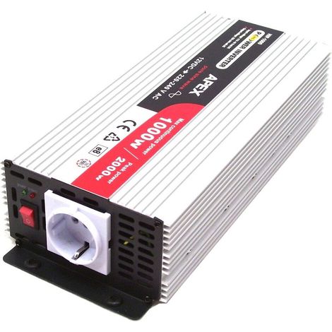 06185 Sinus Spannungswandler HIP 1000W 12V 2000W Wechselrichter (1/5)