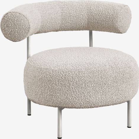 Sillón en tela bouclé Arieta SKLUM             