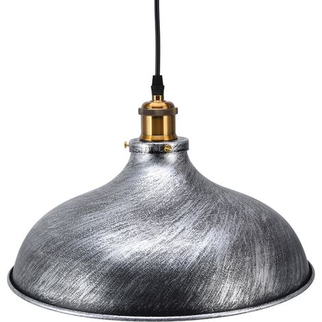 Suspension E27/E26, style industriel, design rétro, plafonnier simple pour bureau, bar, café, cuisine, 100-240 V (1/5)
