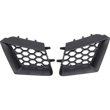 ,Grille supérieure de pare-choc avant, 2 pièces, gauche droite, noir mat, remplacement pour Seat Ibiza Cordoba 6L 2002 2009 (1/5)