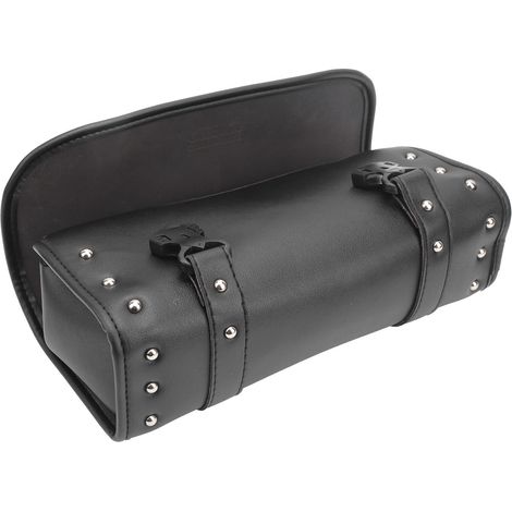 Sacoche de rangement en cuir PU pour outils, organisateur avant et arrière, sacoche universelle pour moto (1/5)
