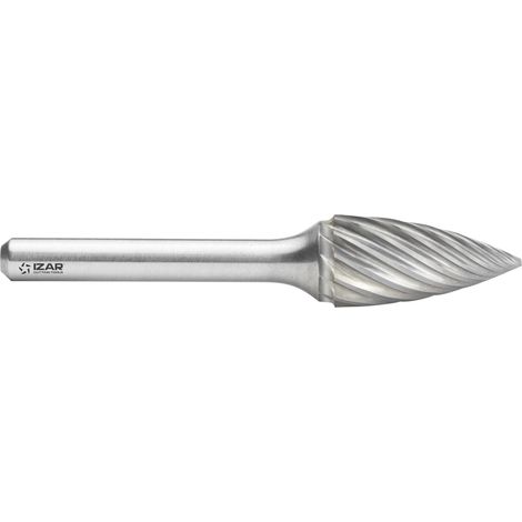 Fresa 09,60X06,00 mm Dentado Inox Rotativa Metal Duro Tipo G Ojiva -9254- IZAR (1/4)