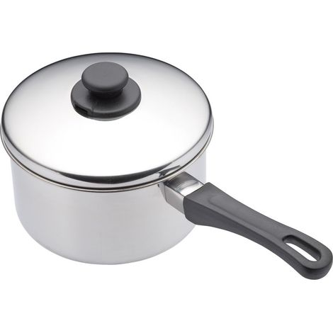 KitchenCraft Casseruola con coperchio di acciaio inox, 12 x 5,5 cm - 640 ml (1/3)