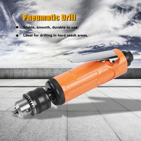Perceuse pneumatique droite haute vitesse KP556 3/8, outil de perçage à air 1800 tr/min (1/5)