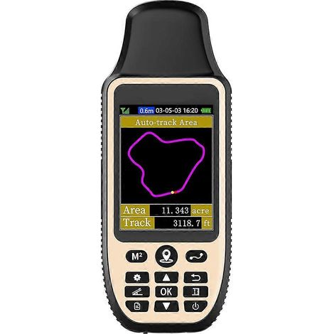 Appareil de topographie, télémètre GPS portable avec 6 satellites pour la mesure de la superficie, des distances, des pentes et des surfaces agricoles. (1/5)