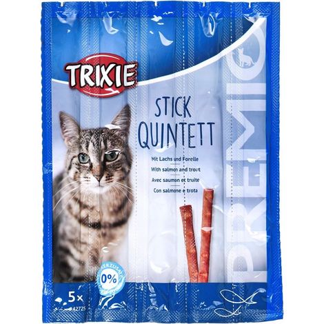 Snack per gatti a base di pesce, salmone e trota Quintett Trixie PREMIO 25g (1/5)