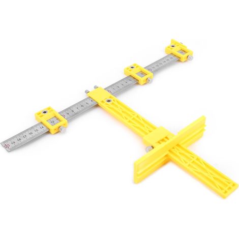 Gabarit de perçage pour le travail du bois, gabarit de perçage, règle, manchon de tiroir 5,0 mm (1/5)