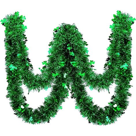 Guirlande De Trèfle - Décoration Artificielle Pour Porte Mur Intérieur Extérieur - Fête De La Saint-Patrick - 2 M (1/5)