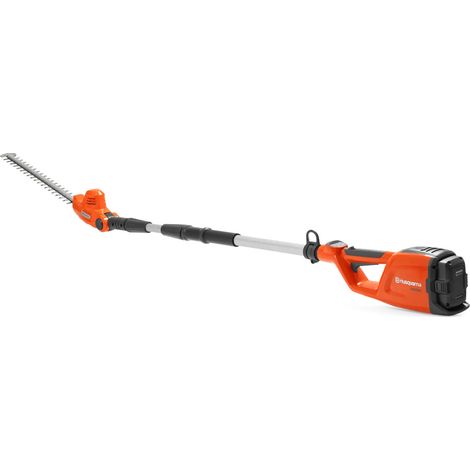 Husqvarna – Taille-haies sur perche 45 cm à batterie – Moteur Brushless – Ecartement des dents 33 mm – Vitesse de coupe 3000 coupes/min