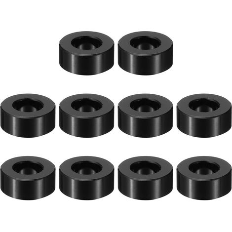 10 Pièces Entretoises en Aluminium M10 3/8" ID x 3/4" OD x 5/16" L (1/5)