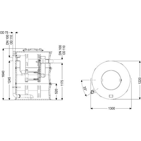 KESSEL 93004-D1-R2-TS séparateur de graisses EasyClean Modular