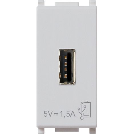 VIMAR - 14292.SL Unita alimentazione USB 5V1,5A 1M Silver