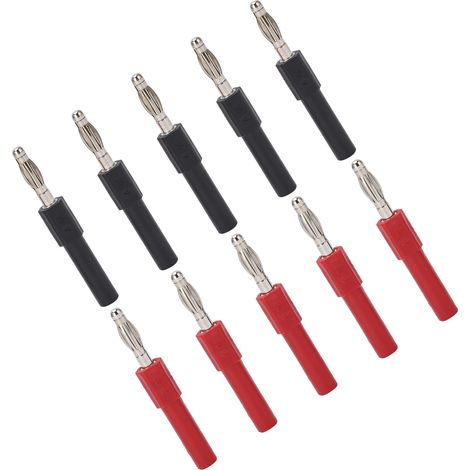 5er-Set J.20012 Bananenstecker-Adapter (4 mm Stecker auf 2 mm Buchse) für Multimeter (1/5)