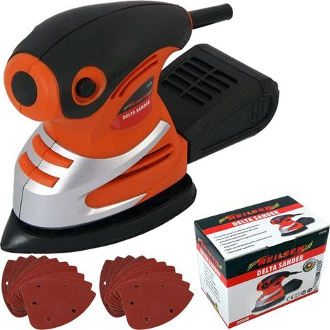 Neilsen Electric Detail Mouse Palm Hand Sander With 20 Sanding Sheets 200w