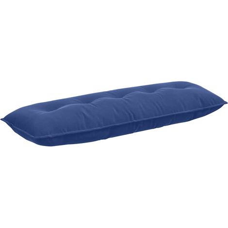 Coussin de Dos Bleu police 140 x 50 cm Tissu en velours côtelé CFW31037 (1/5)