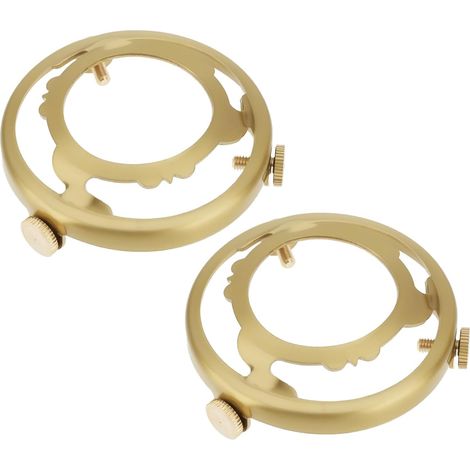 2PCS 60mm Brass Lamp Shades with Secure Screw Fixings for Hanging Lamps Custom Lighting Designs (1/5)