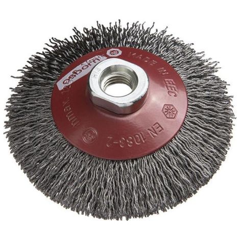 Brosse conique Xtreme acier 100x0.3mm ondulée Osborn (1/5)
