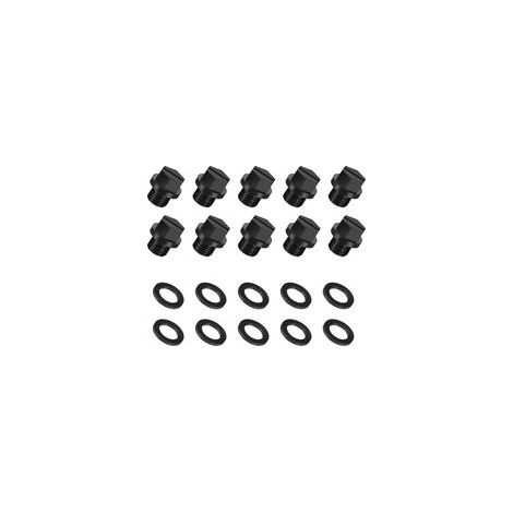Lot de 10 Bouchons de vidange pour Piscine, pièces de Pompe de Piscine, Bouchons de vidange avec Joints Volume 1/4in Bouchon de Piscine (1/5)