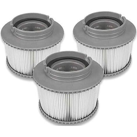 Filter, Schwimmbadfilterkartuschen, Ersatzfilterkartuschen für Badewanne, Whirlpool, Schwimmbad (3 Stück) (1/5)
