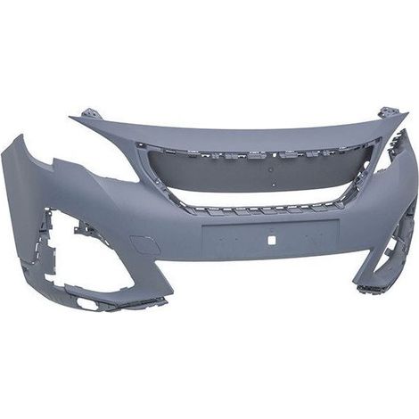 Pare-choc avant à peindre pour phare halogène Peugeot 3008 2 phase 1 2016-2020
