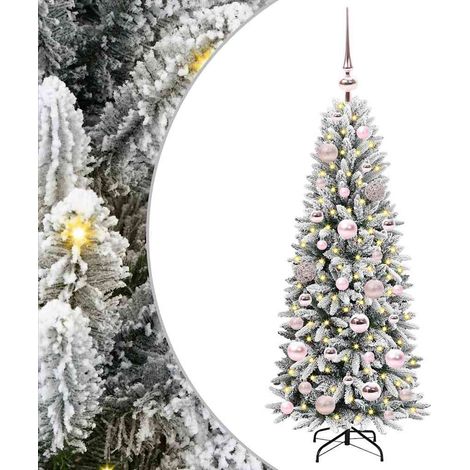 Albero di Natale  Albero natalizio  Albero festivo artificiale con 150 LED Bianco 120 cm (1/5)