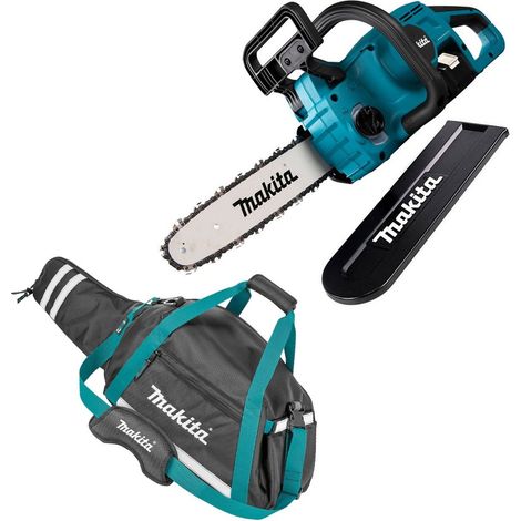 Makita DUC307ZX2 18v LXT Chainsaw Brushless 300mm 12"" - Bare + Chainsaw Bag (1/5)