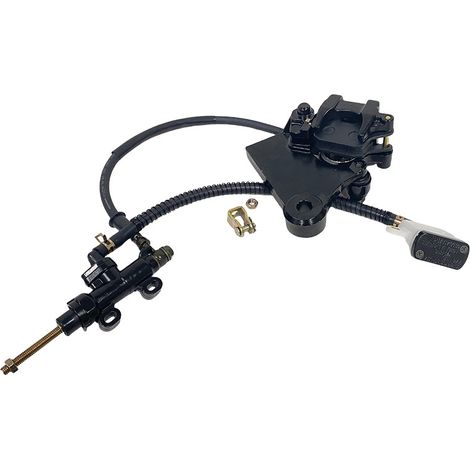 Motorcycle engine brake caliper assembly, compatible with Italika 250z brake calipers Isotype F15020357 (1/4)