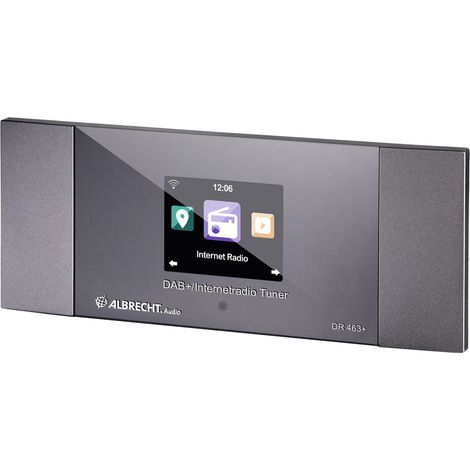 Albrecht Albrecht DR 463+ Internet-, DAB+ und UKW-Radio Tuner Internet Radio-Adapter DAB+, Internet, (1/5)