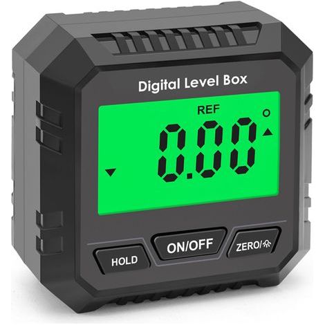 Digitale elektronische Wasserwaage und Winkelmesser, Detektor mit Magnetfuß, Neigungsmesser, Messwerkzeug für Holzbearbeitung und Baumaschinen (1/5)