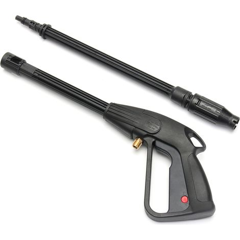 Hidrolimpiadora de alta presión con lanza larga y boquilla de limpieza de 160 bares para lavado de coches y riego de plantas. (1/5)